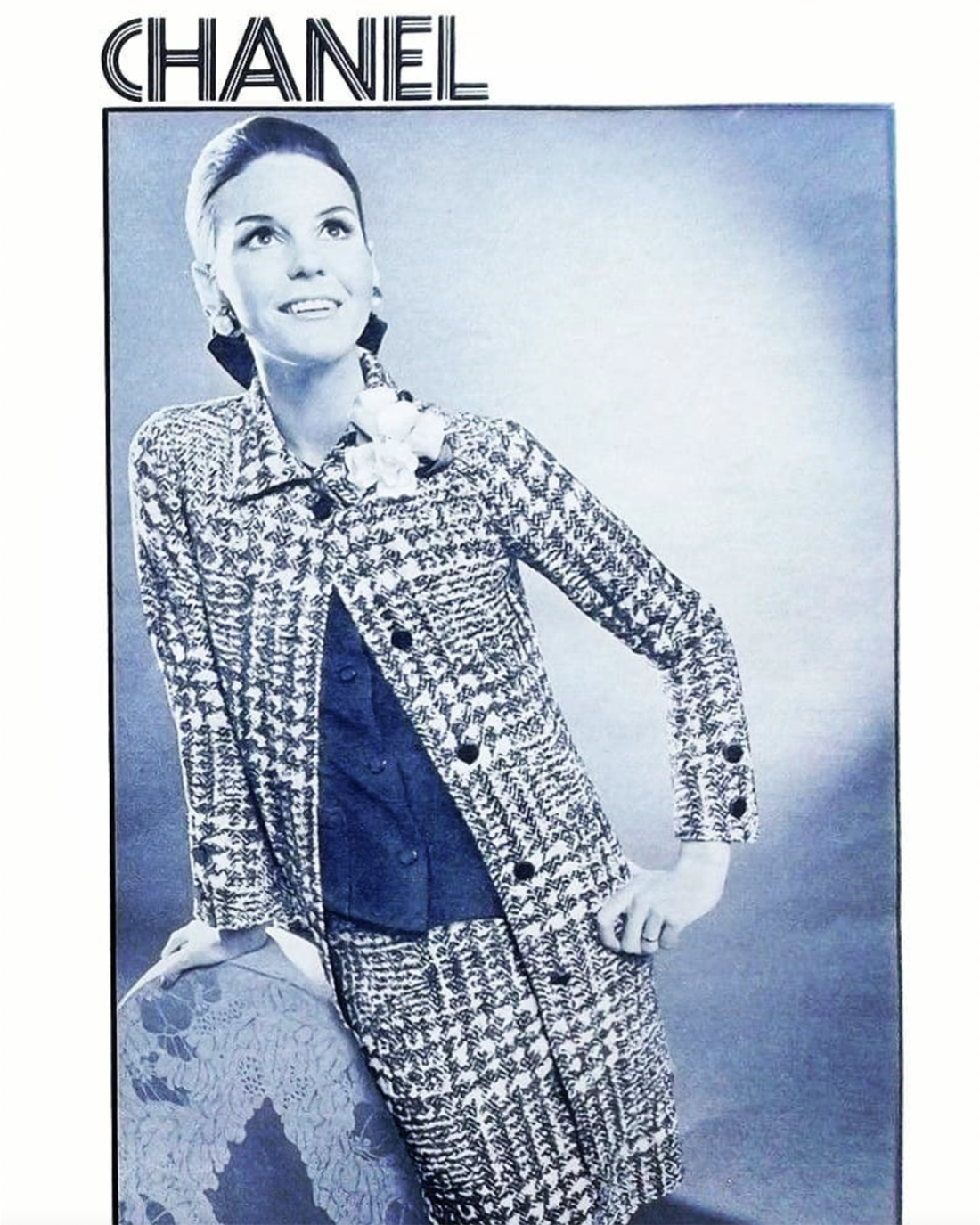 Chanel Suit blue FW1968-1969