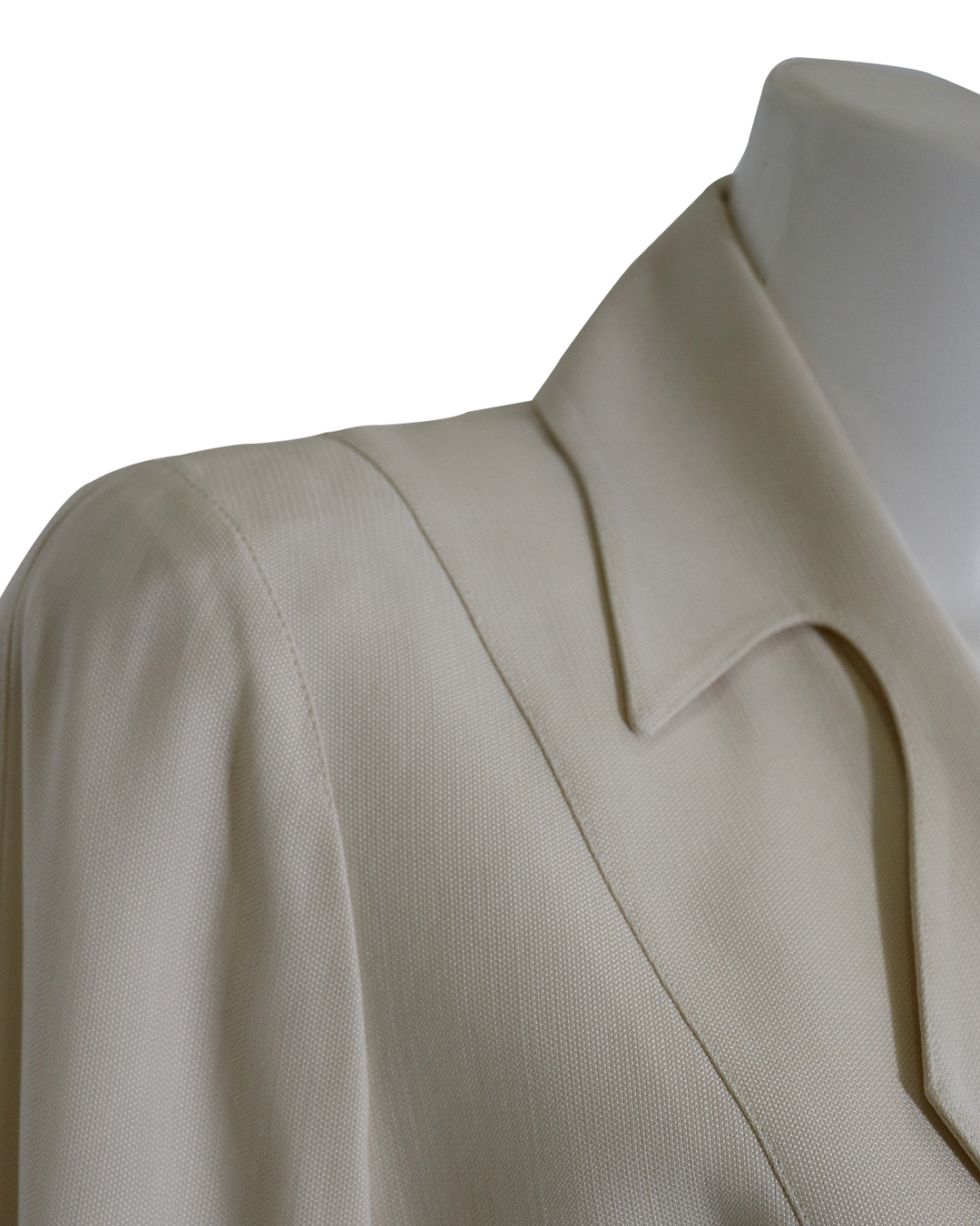 Thierry Mugler Ivory Jacket from 1980s