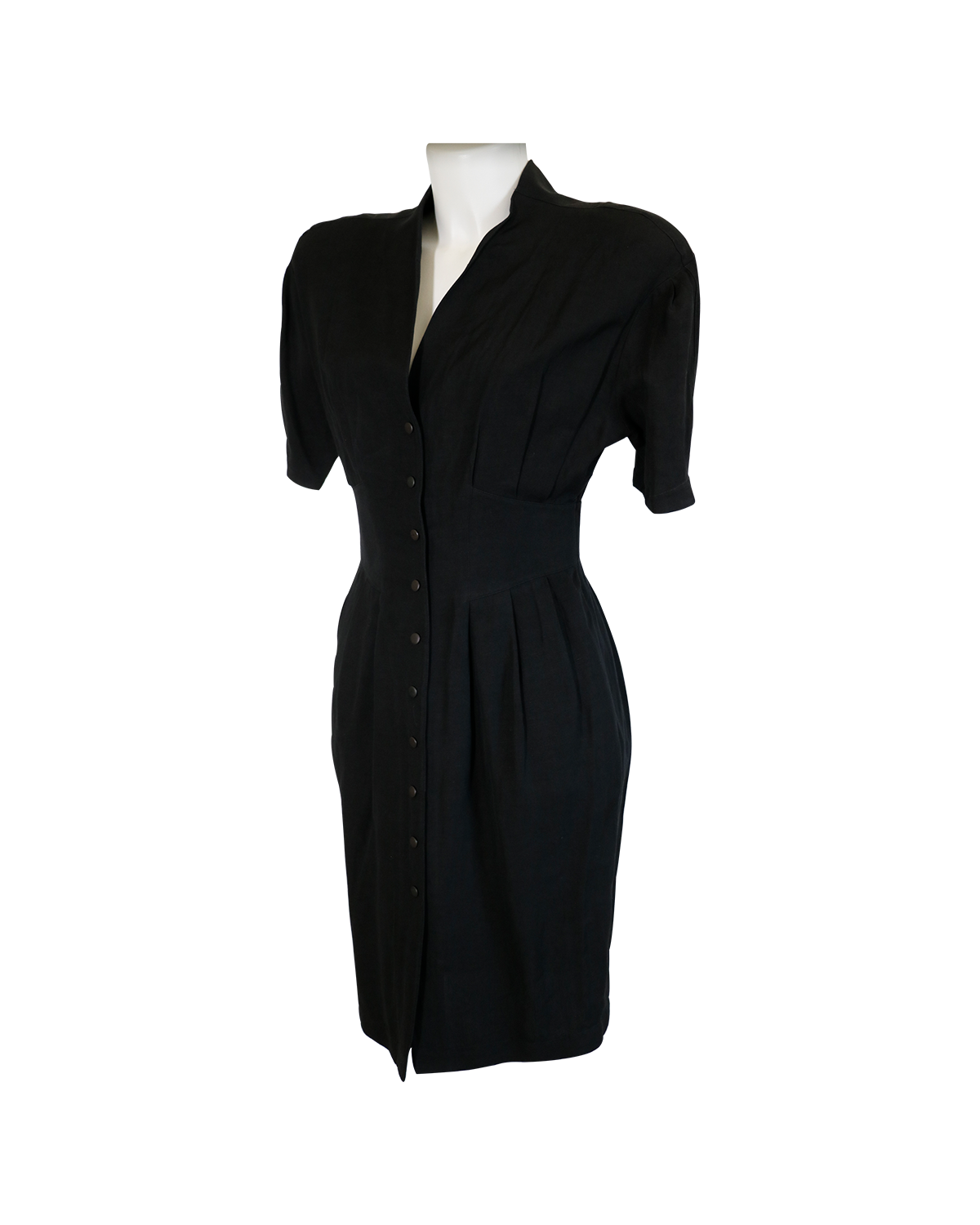 Thierry Mugler Black Dress from 1990s