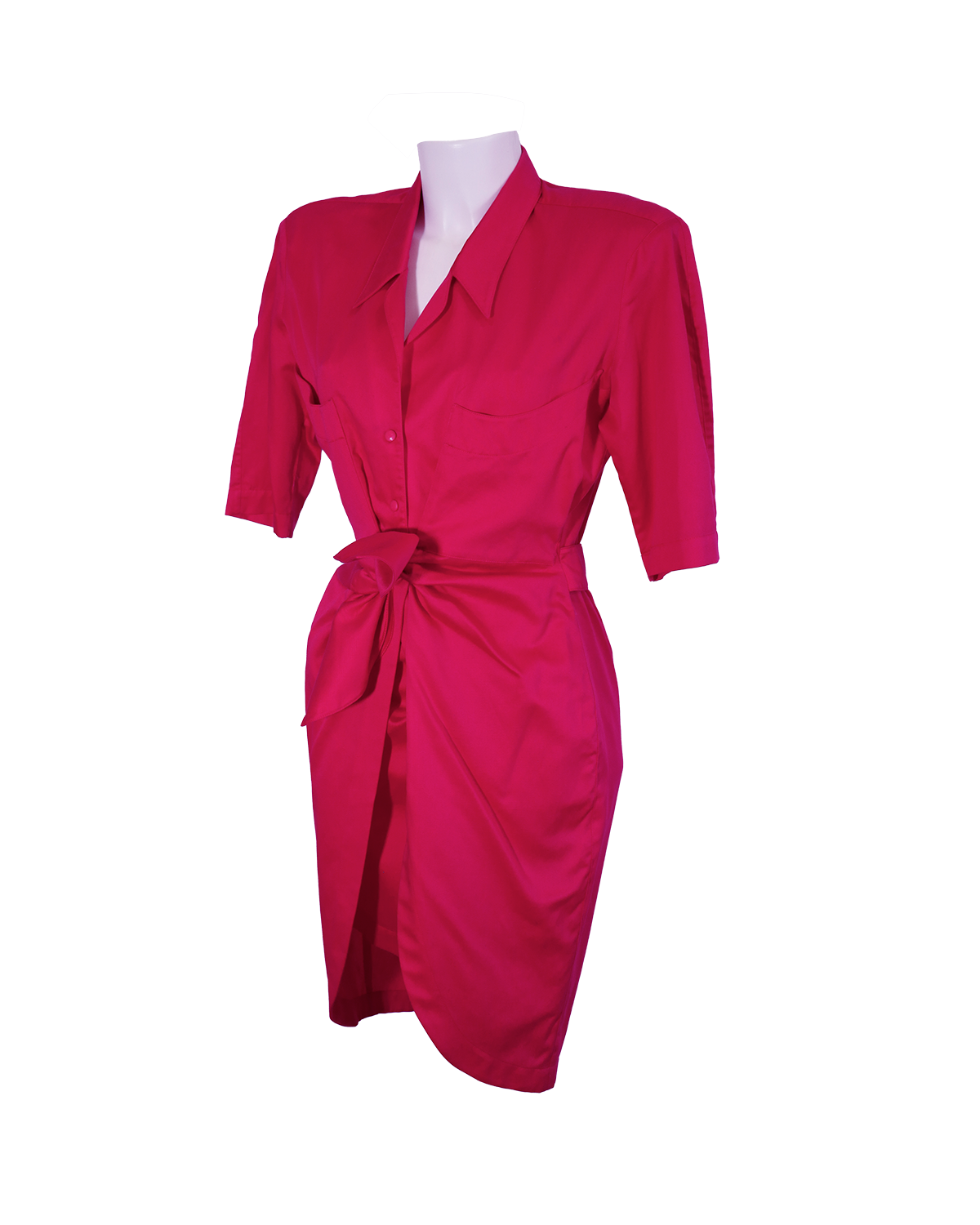 Thierry Mugler - Fuchsia dress SS 1984