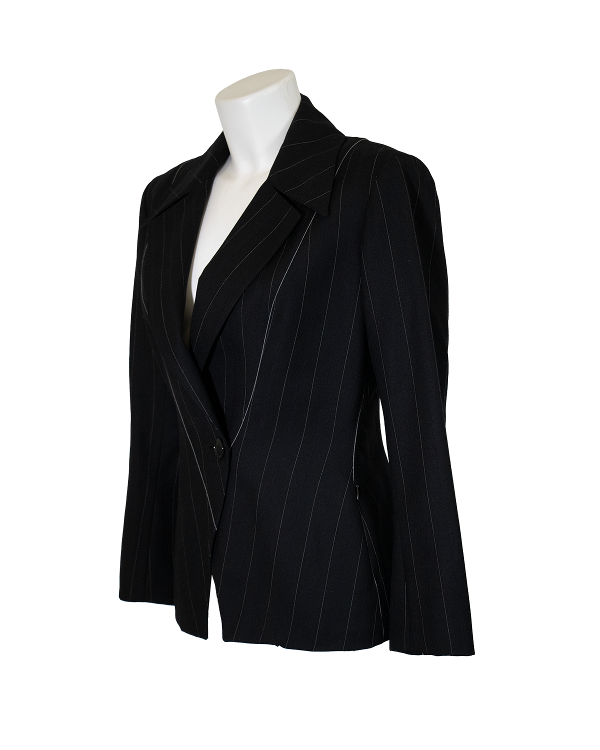 Azzedine Alaia Wool Black Jacket FW 1990/1991