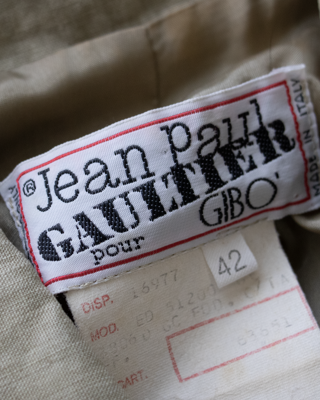 Jean Paul Gaultier Grey Blazer from 1980s