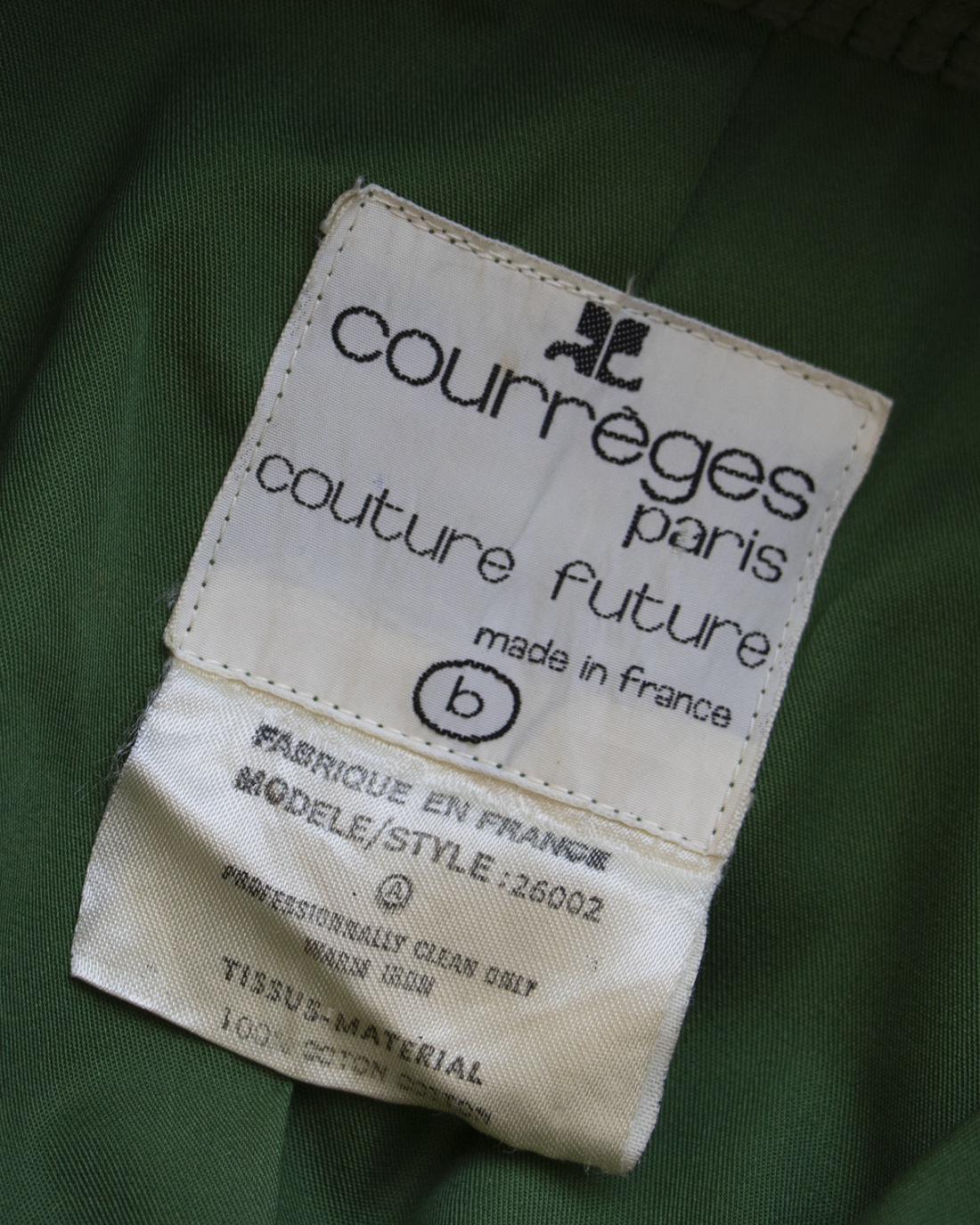 André Courrèges - Green Coat from 1970s