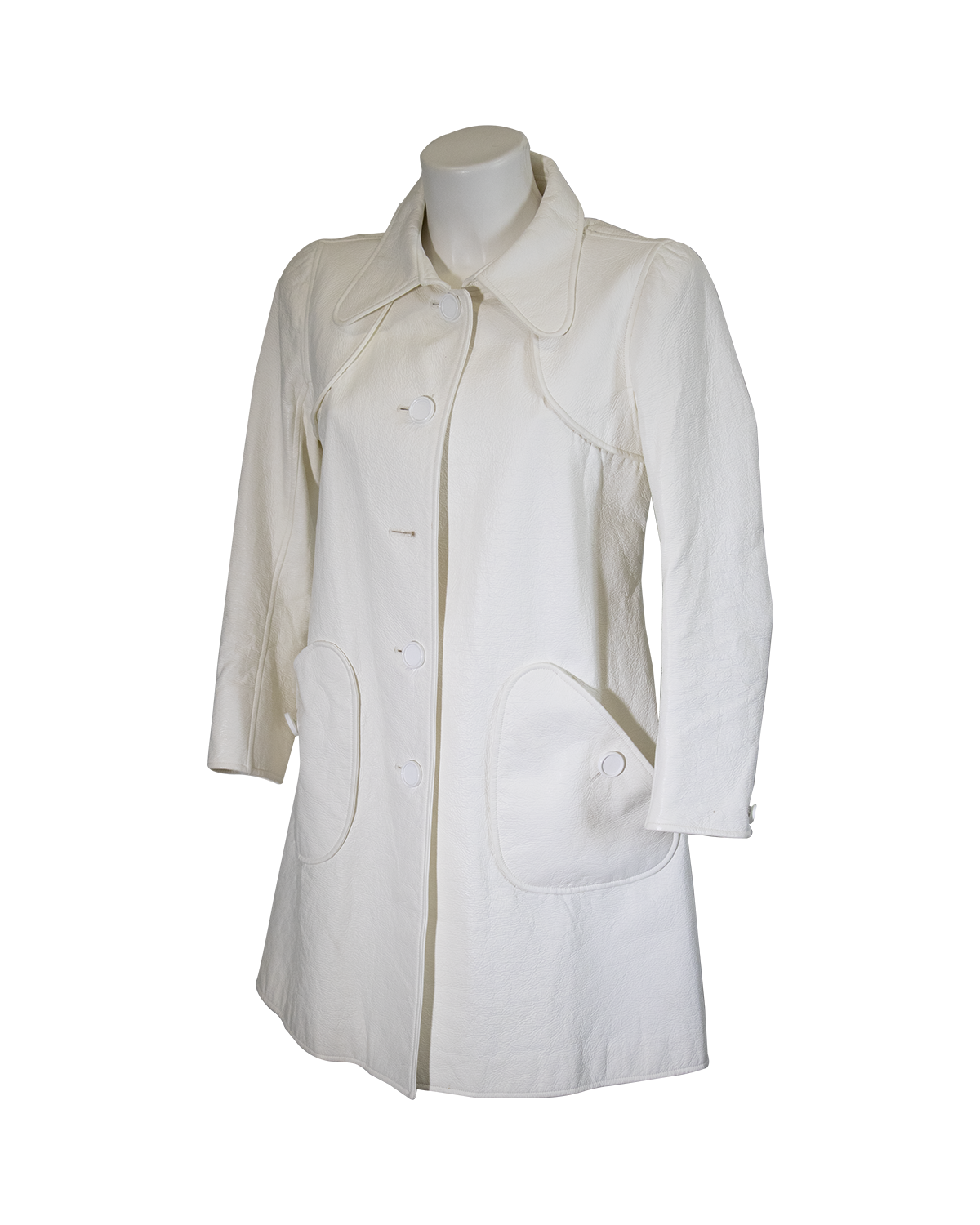 André Courrèges White trench from 2000s