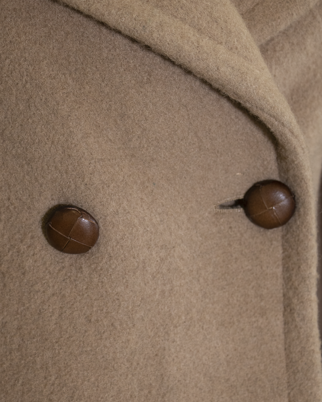 Elsa Schiaparelli - Beige Wool Coat